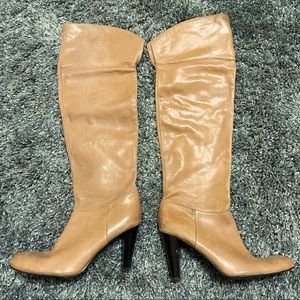 Leather Boots - Tan
